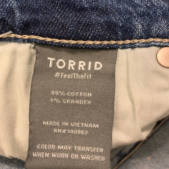 Torrid Perfect Slim Boot Classic Denim Mid-Rise Jean (16S) - Picture 5 of 8